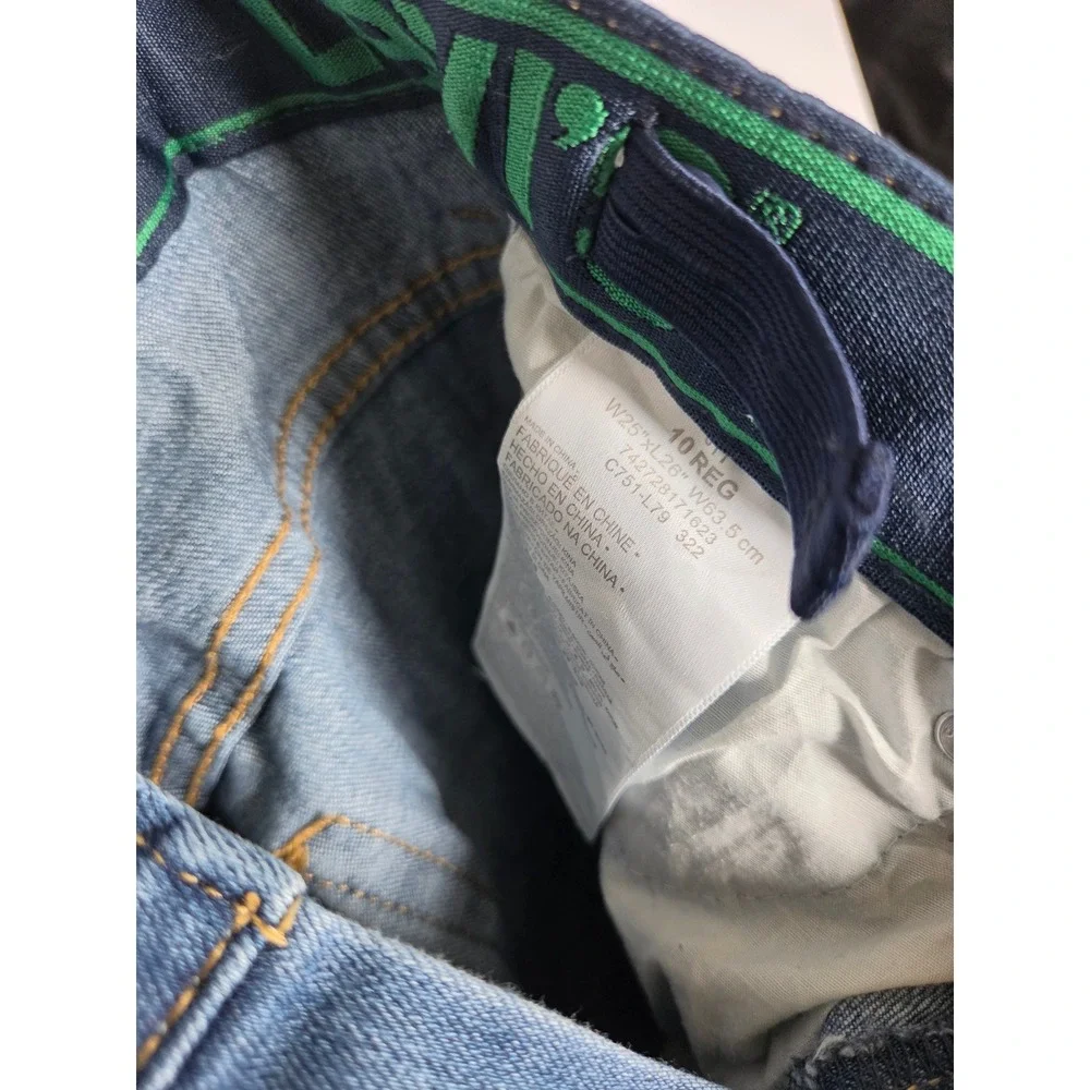 Levis 511 Slim Fit Boys Jeans  Blue Denim